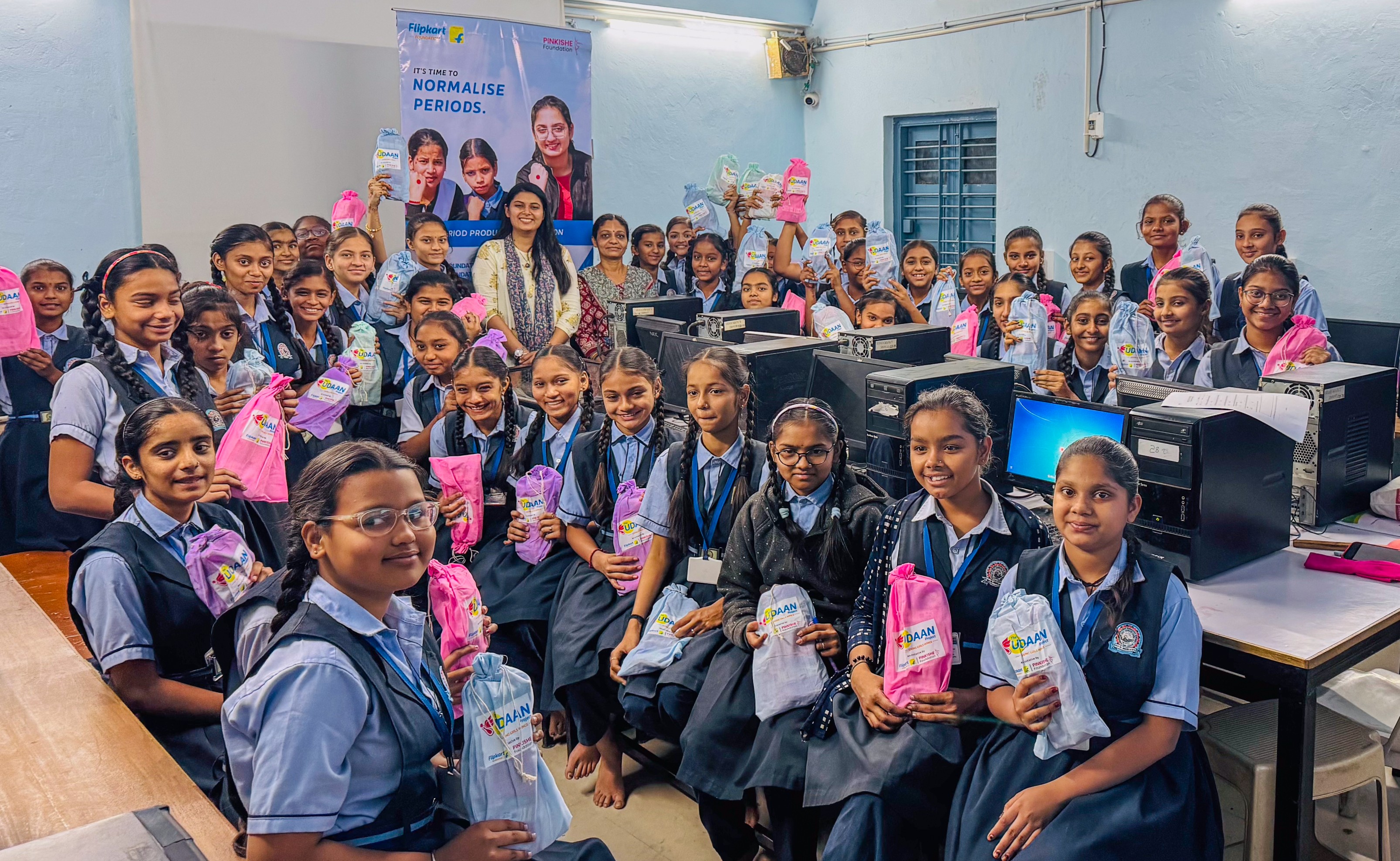 Flipkart Foundation Launches the Second Phase of Project Udaan with Pinkishe Foundation to Promote Menstrual Health and Hygiene Among Adolescent School Girls